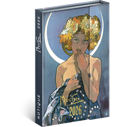 Realsystem 2026 Alphonse Mucha 5412-AM B6 mágneses zsebnaptár