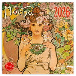 Realsystem 2026 Alphonse Mucha 6097-AM falinaptár