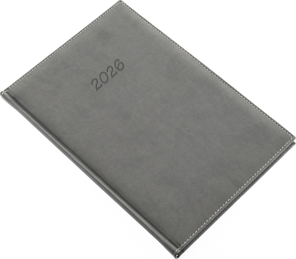 Realsystem 2026 Bolero 5612-43 B5 heti beosztású szürke határidőnapló