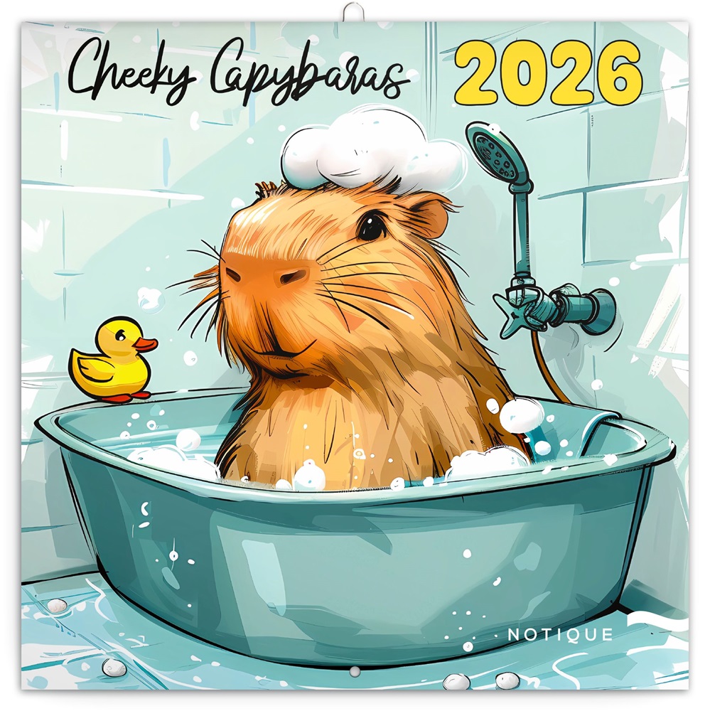 Realsystem 2026 Cheeky Capybaras 6097-CK falinaptár