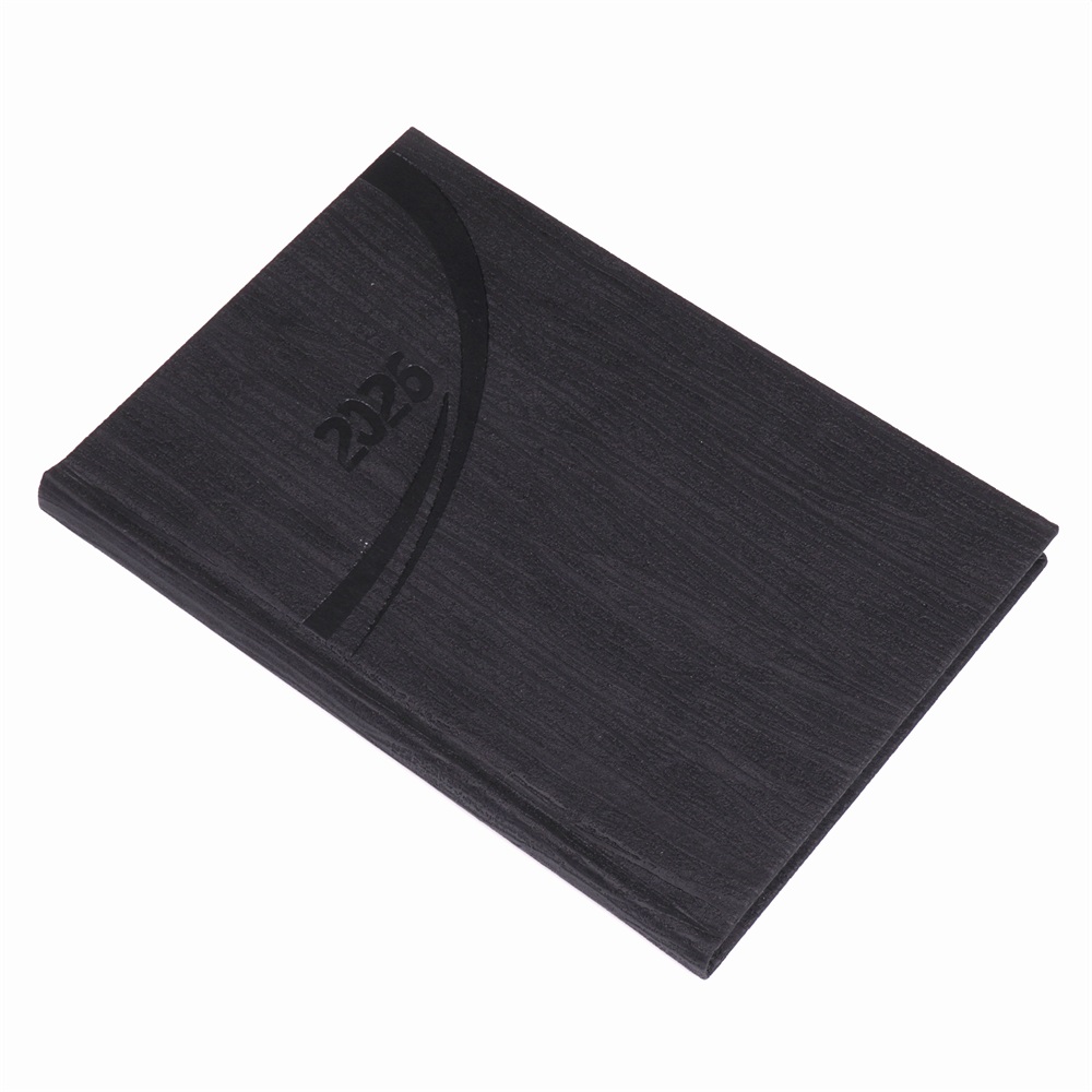 Realsystem 2026 Fashion 5300-03 A5 grafit heti beosztású határidőnapló