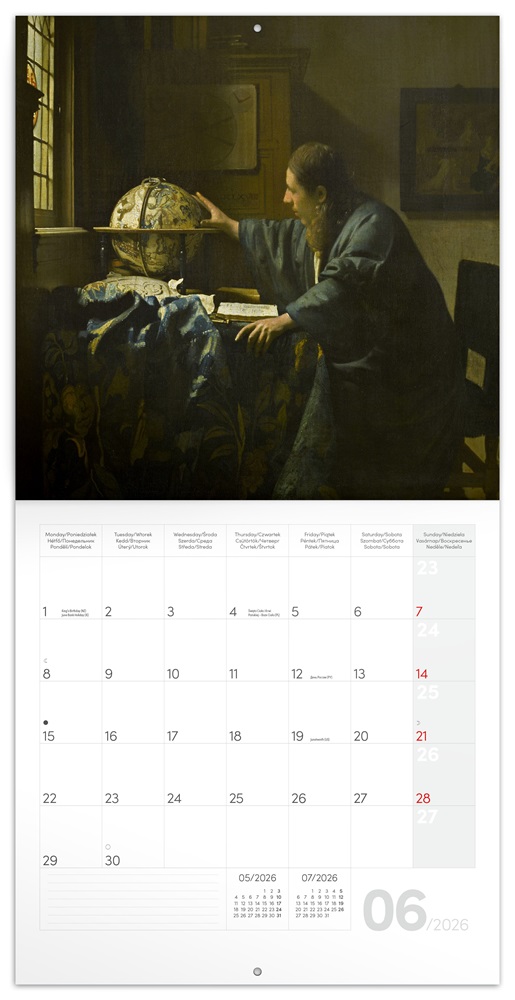 Realsystem 2026 Johannes Vermeer 6097-JV falinaptár