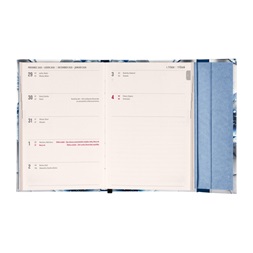 Realsystem 2026 Porcelain Flower 5412 B6 mágneses zsebnaptár