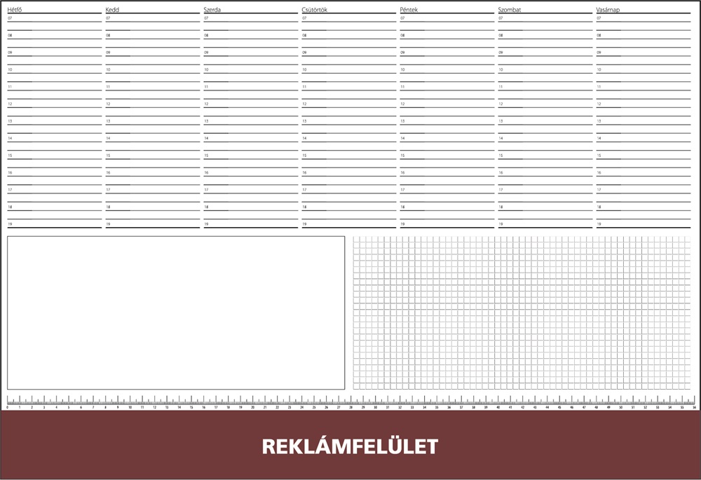 Realsystem 7141-09 bordó asztali könyöklő