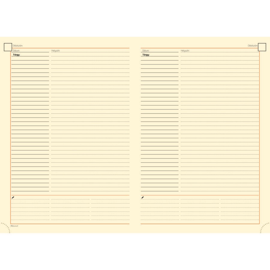 Realsystem Bolero 5602-46 B5 drapp napló
