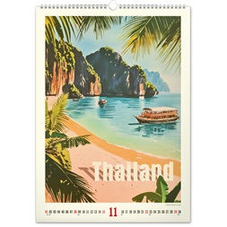Realsystem Vintage Posters 2026 Tropical Paradise 6094-TP falinaptár