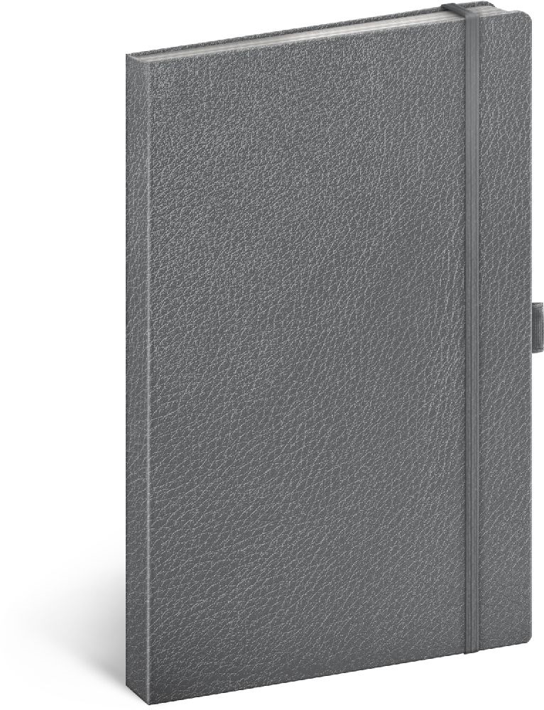 Realsystem Vivella 13 × 21 cm Gray vonalas notesz