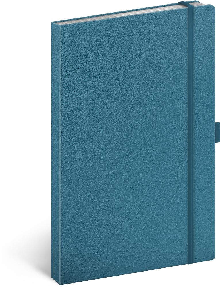 Realsystem Vivella 13 × 21 cm Teal vonalas notesz