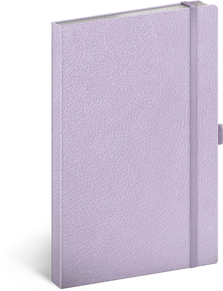 Realsystem Vivella 13 × 21 cm lila pontozott notesz