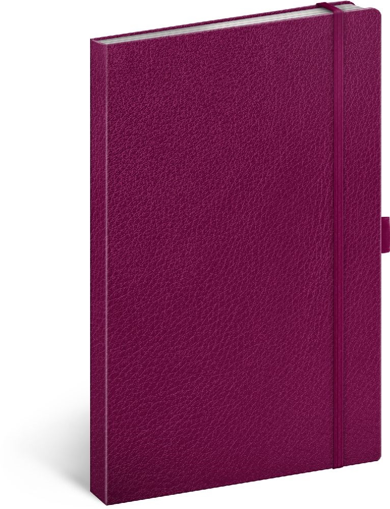 Realsystem Vivella 13 × 21 cm pink vonalas notesz