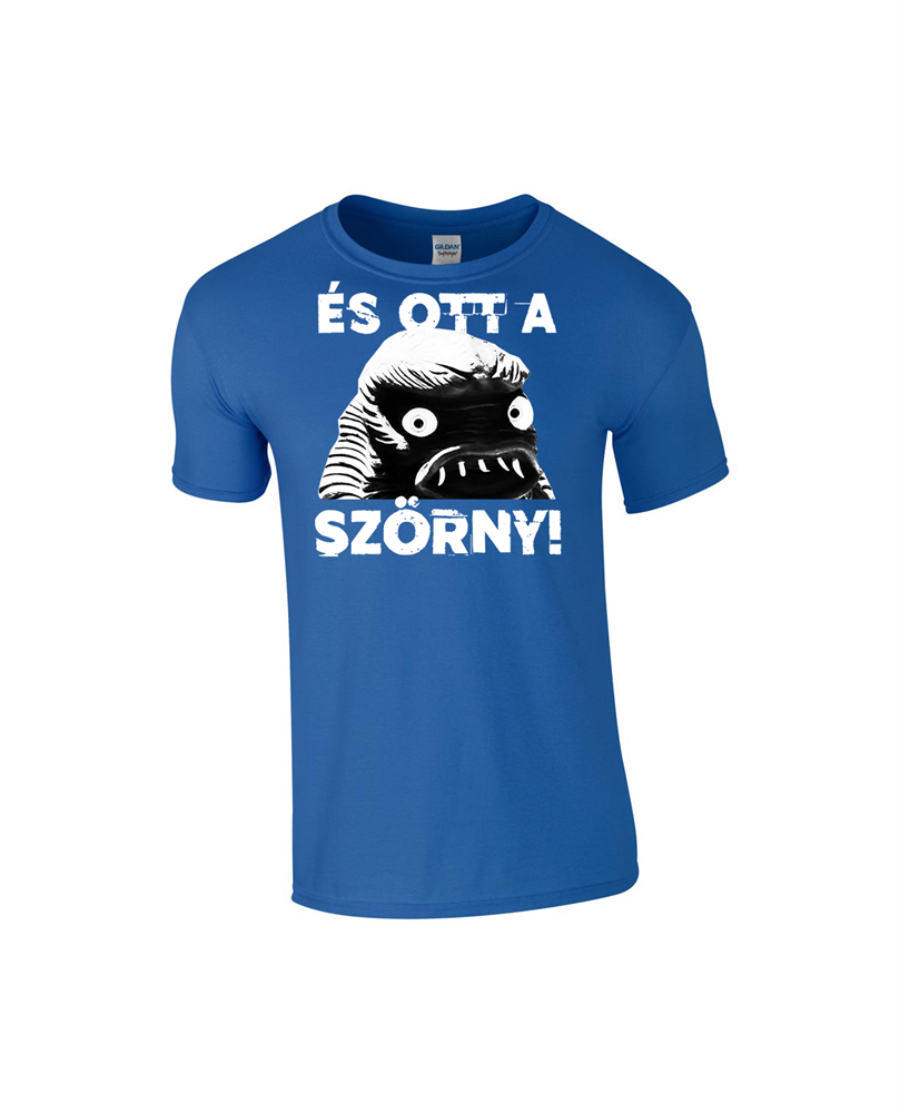 Retroshock Ott A Szörny férfi kék M méretű póló