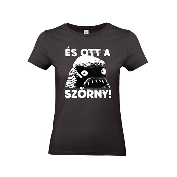 Retroshock Ott A Szörny női fekete L méretű póló
