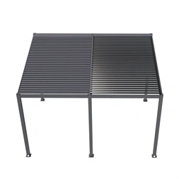 Riwall RMBP 13x10 Anthracite 4 x 3 m, antracit bioklimatikus alumínium pergola