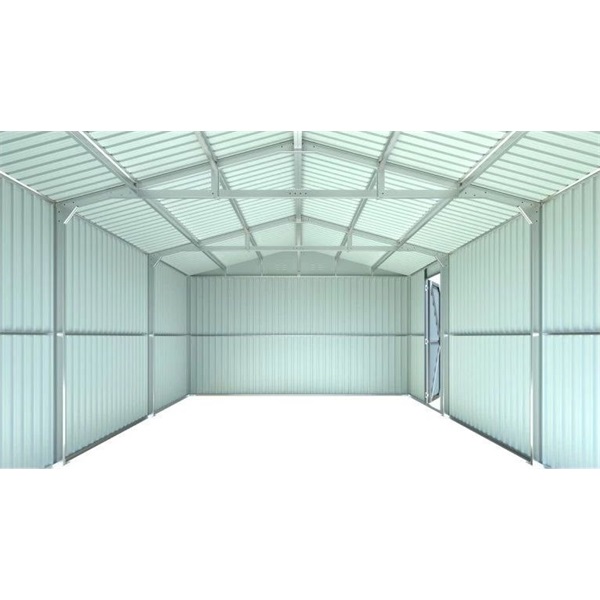 Riwall RMCG 20x13 3,86x6 m nyeregtetős antracit fém garázs