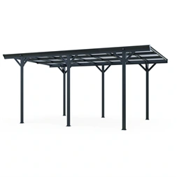 Riwall RMCP 16x10 Anthracite 5 x 3 m, antracit alumínium kocsibeálló