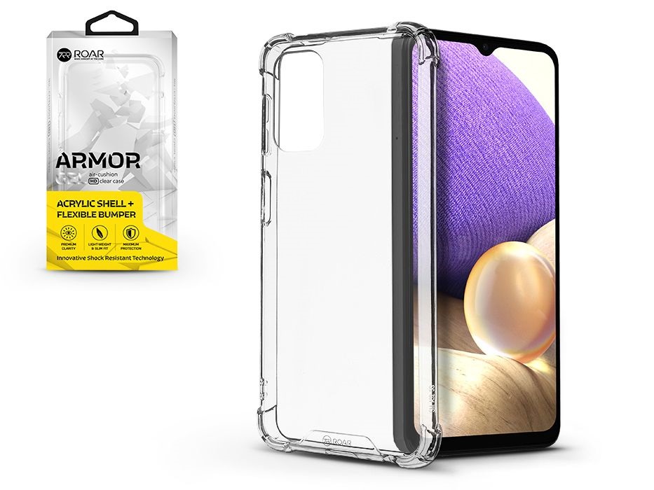 Roar KC0676 Roar Armor Samsung A32 5G átlátszó ütésálló szilikon védőtok