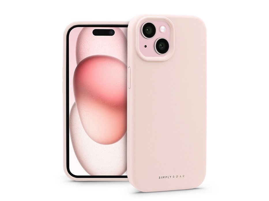 Roar KC0868 Apple iPhone 15 Cloud Skin pink szilikon hátlap