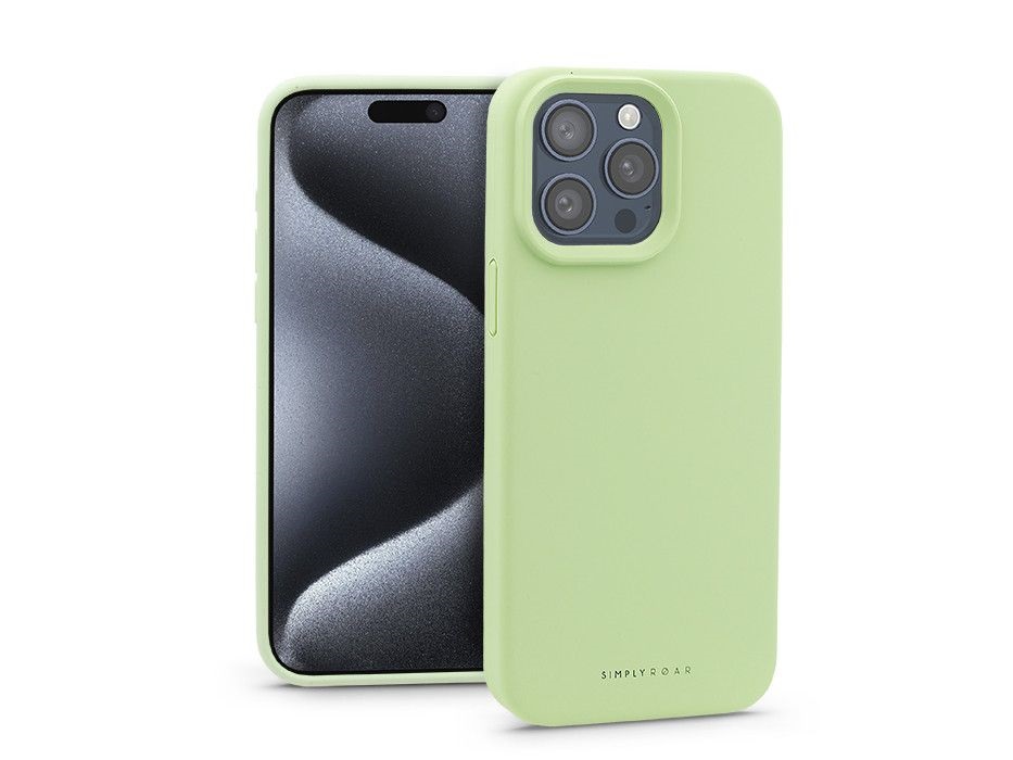 Roar KC0873 Apple iPhone 15 Pro Cloud Skin zöld szilikon hátlap