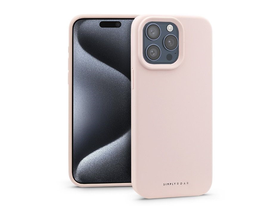Roar KC0876 Apple iPhone 15 Pro Max Cloud Skin pink szilikon hátlap