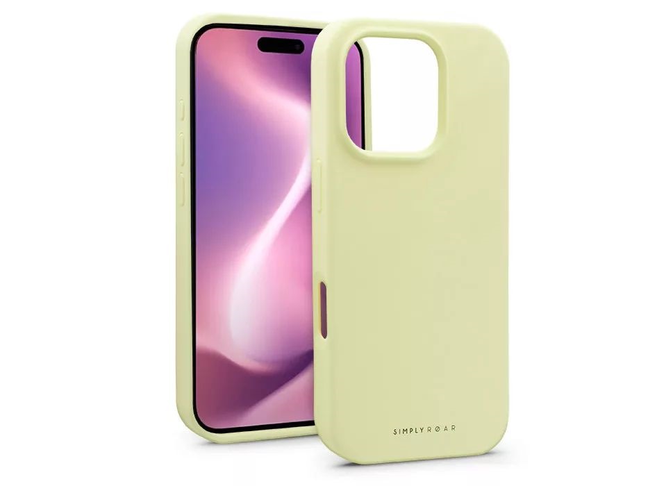 Roar KC311758 Cloud Skin Apple iPhone 16 Pro Max sárga szilikon hátlap