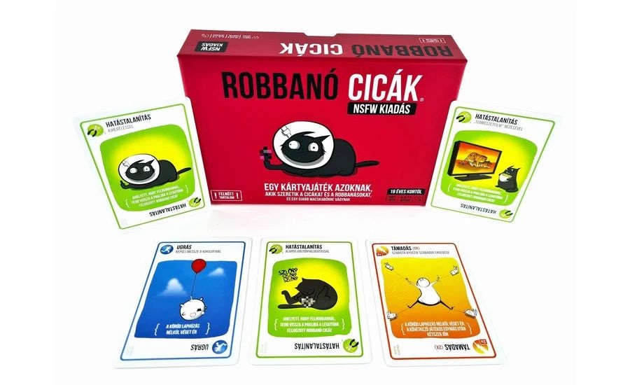Robbanó cicák: NSFW kiadás partijáték