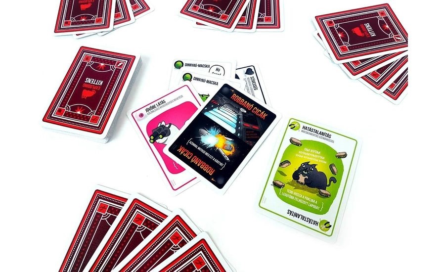 Robbanó cicák kártyajáték