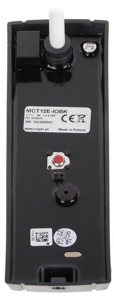 Roger MCT12E-BK-IO EM 125 kHz/kültéri proximity olvasó terminál