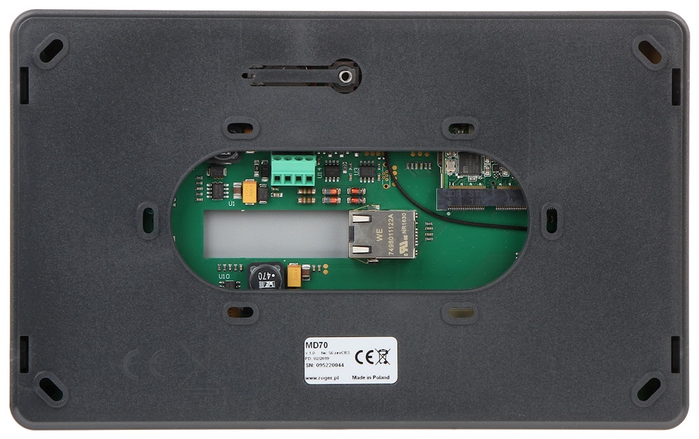 Roger MD70 13,56 MHz/MIFARE/beltéri proximity olvasó terminál