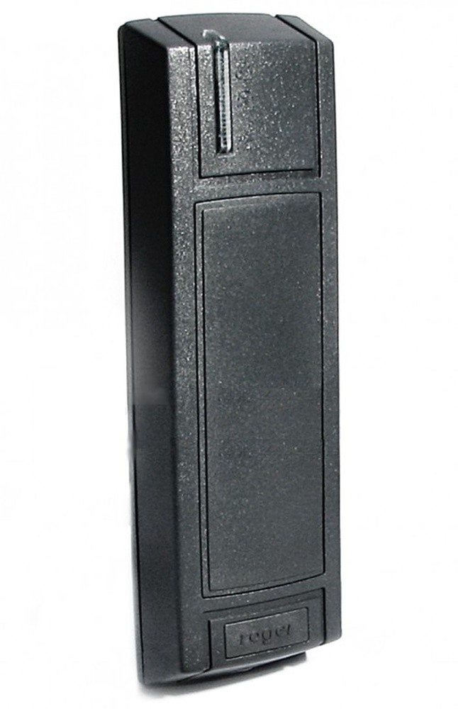 Roger PRT12LT BK/kültéri/125 kHz/terminál módú működés/Wiegand 26-66bit/Magstripe (Clock and Data)/RACS/kártyaolvasó