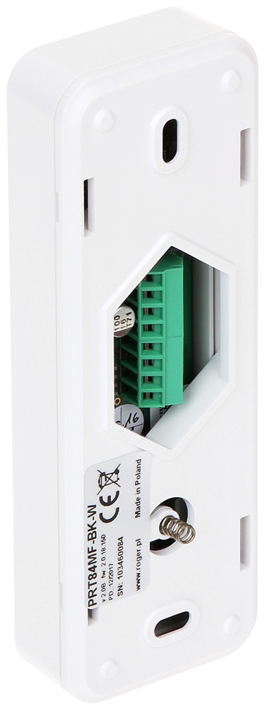 Roger PRT84MF-BK-W 13,56 MHz/beltéri kártyaolvasó terminál