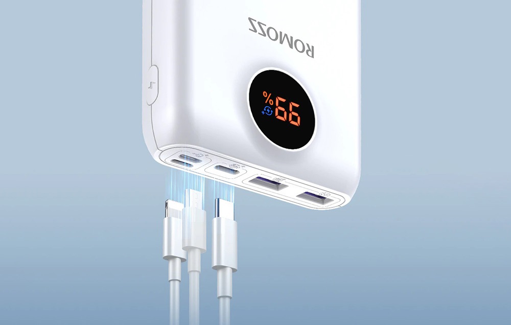 Romoss SW20PF 20000mAh fehér power bank