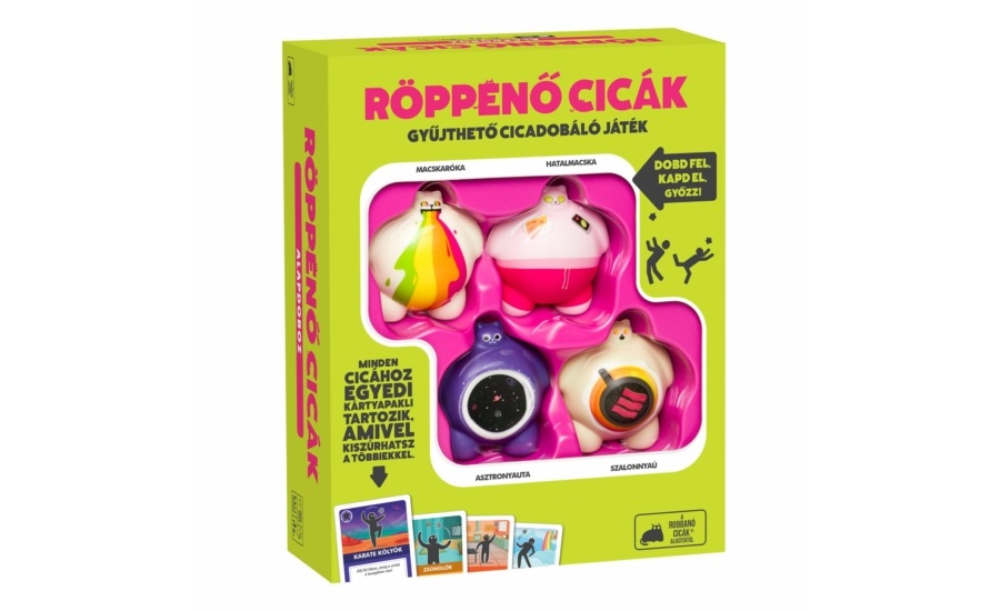 Röppenő cicák társasjáték