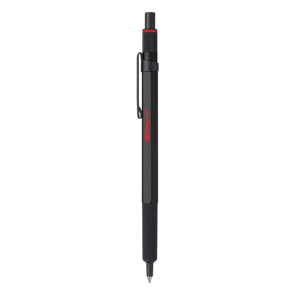 Rotring 600 1,0mm fekete nyomógombos golyóstoll
