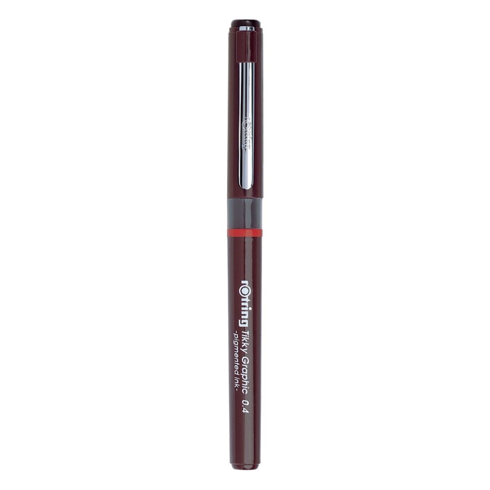 Rotring Tikky Graphic 0,4mm bordó tűfilc