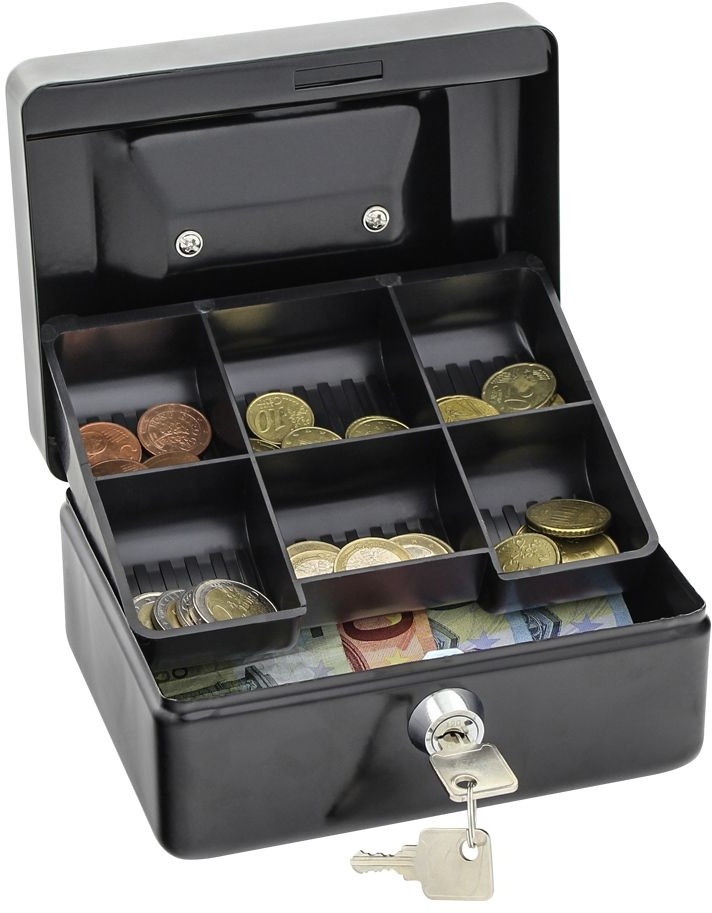 Rottner HomeStar Cash1 fekete pénzkazetta