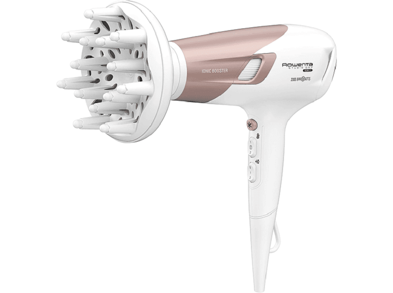 Rowenta CV5830F0 Studio Dry Glow fehér-rózsaszín hajszárító