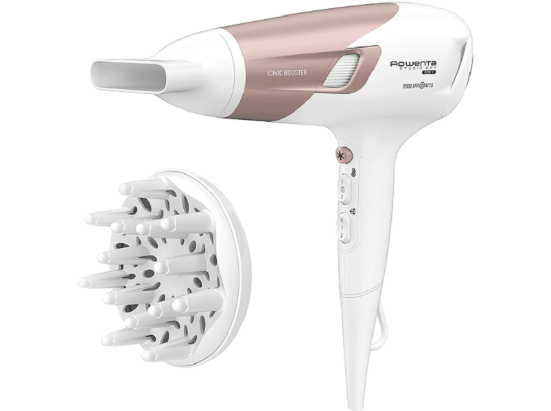 Rowenta CV5830F0 Studio Dry Glow fehér-rózsaszín hajszárító