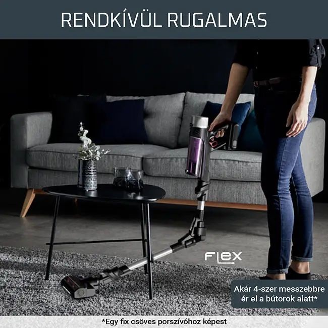 Rowenta RH2037WO X-Force Flex 9.60 vezetéknélküli rúdporszívó