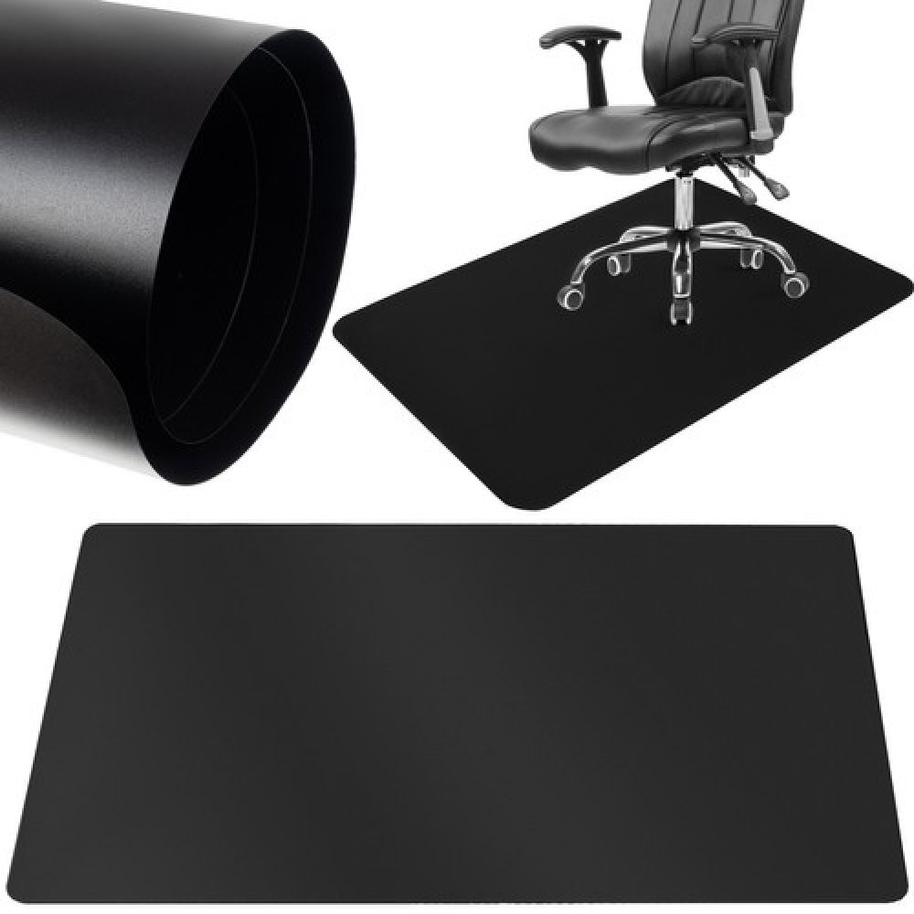 Ruhhy 90x130cm fekete padlóvédő székalátét