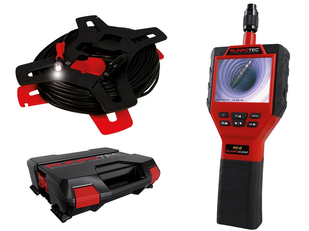 Runpotec 101410 RUNPOCAM RC 2 50m multifunkciós kamerarendszer