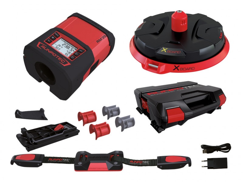 Runpotec 111430 RUNPOMETER RM35 digitális kábelhossz mérő műszer + XB300 kábelcsévélő