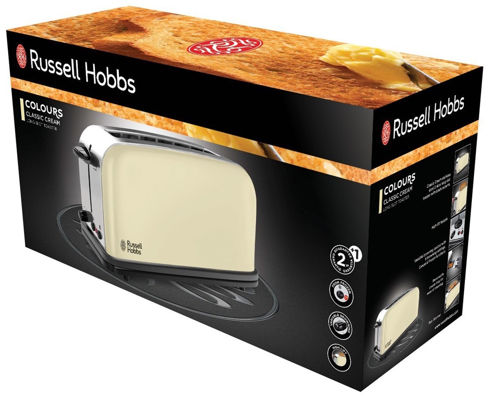 Russell Hobbs 21395-56 Colours bézs 2 hosszúszeletes kenyérpirító