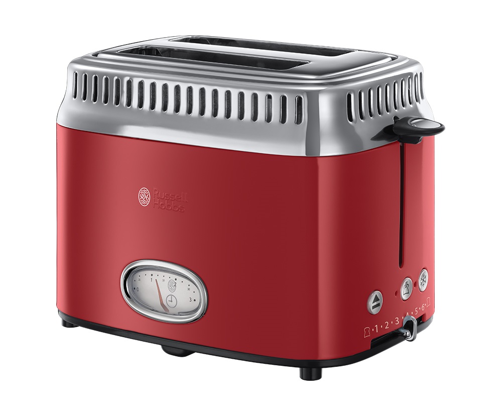 Russell Hobbs 21680-56/RH Retro piros 2 szeletes kenyérpirító