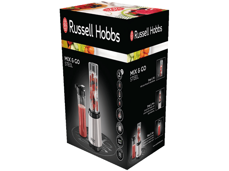 Russell Hobbs 23470-56 Mix & Go ezüst turmixgép