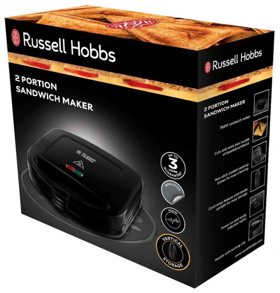 Russell Hobbs 24520-56 Classics fekete szendvicssütő