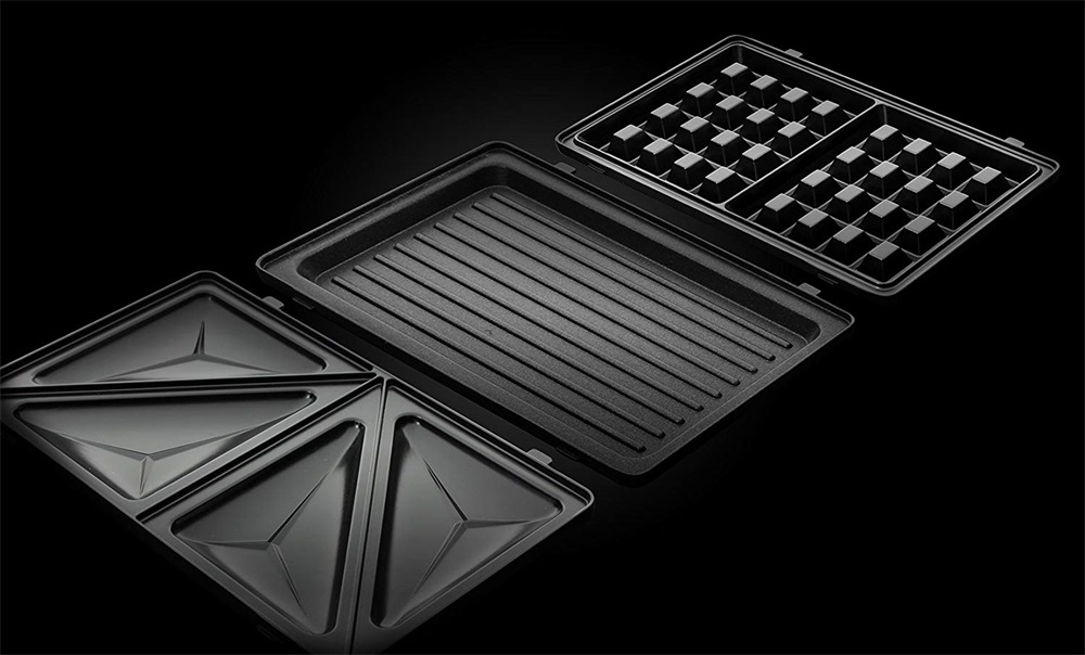 Russell Hobbs 24540-56 Fiesta 3in1 inox-fekete gorfi - grill/panini - szendvicssütő