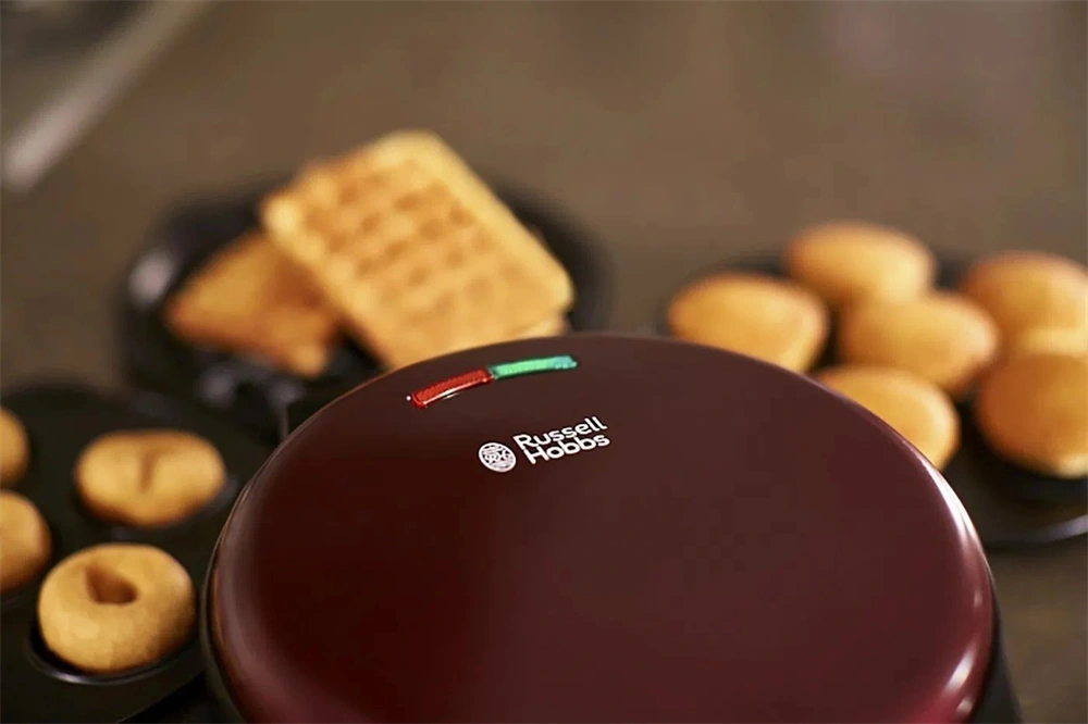 Russell Hobbs 24620-56/RH Fiesta 3in1 bordó fánk -  sütemény- gofrisütő