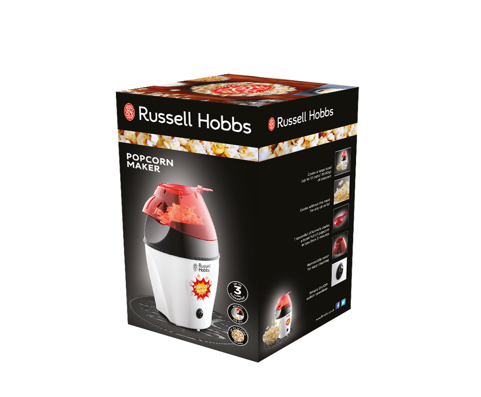 Russell Hobbs 24630-56/RH Fiesta fekete pattogatott kukorica készítő