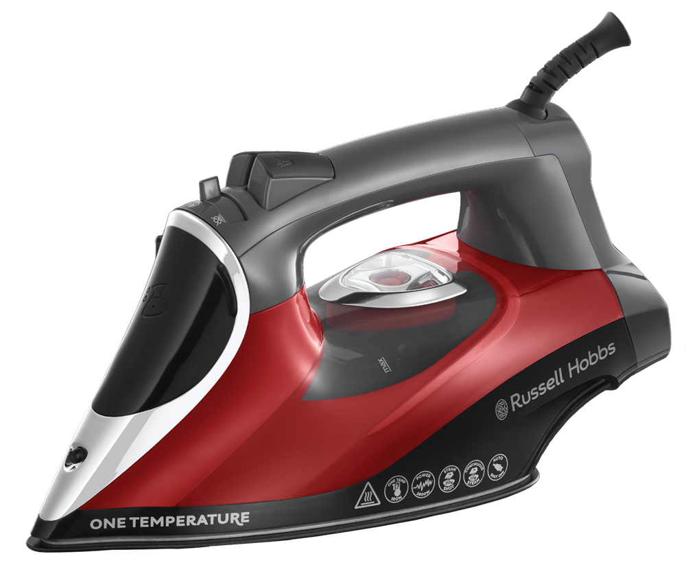 Russell Hobbs 25090-56 One Temperature piros gőzölős vasaló