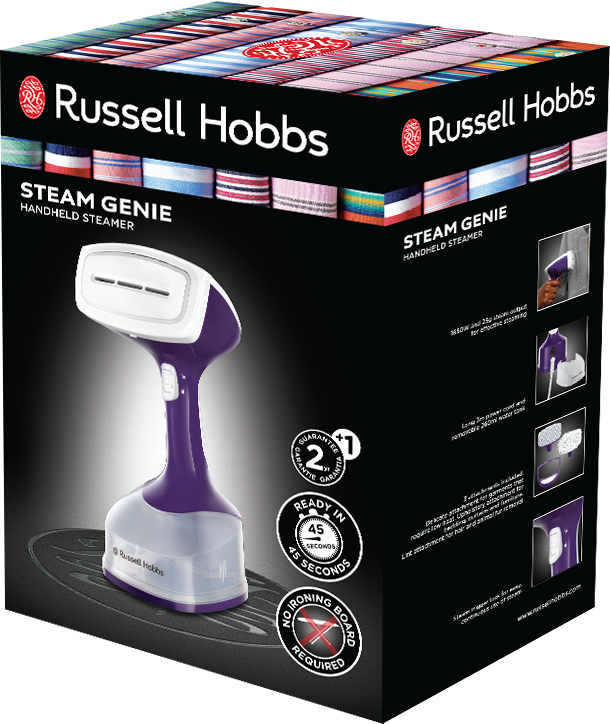 Russell Hobbs 25600-56/RH Steam Genie fehér kézi ruhagőzölő